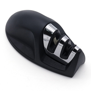 Kitchen Knife Sharpener Stainless Steel Multi Grit Manual Sharpening Tool For Household Use - Product Image 3