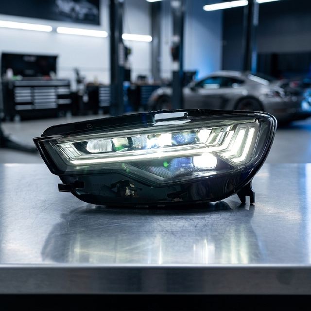 Upgraded Matrix Style LED Headlight Assembly Front Lamp for Audi A6 C7 2012-2018 Facelift