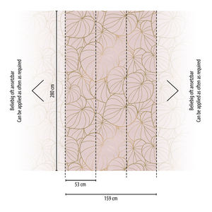 วอลเปเปอร์แบบไม่ทอ รุ่น Livingwalls 382801 ผิวไวนิลแข็ง ลายนูน แห้งสนิท ลอกออกได้ ผิวเรียบ ด้าน คุณภาพดี - Product Image 2