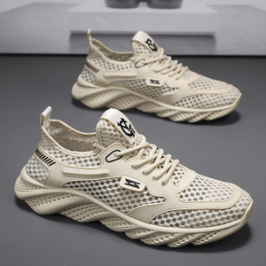 <span class=keywords><strong>Chaussures</strong></span> pour hommes <span class=keywords><strong>chaussures</strong></span> de traçage 2024 été maille fine grande maille respirant Sneaker bas-côté loisirs voyage alpinisme - Product Image 3