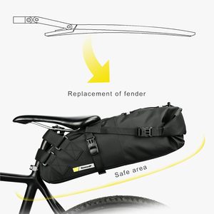 Échantillon gratuit Étanche Cadre Avant de Stockage Tube Supérieur Vélos Pochette Avant Pack pour Vélo Extérieur Cyclisme Voyage Vélo Guidon Sac - Product Image 3