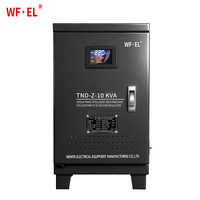 Stabilisateur de tension à relais AC monophasé 10 kVA avec interface tactile WF.EL, régulateur de tension pour usage domestique et professionnel, efficacité de 98 %