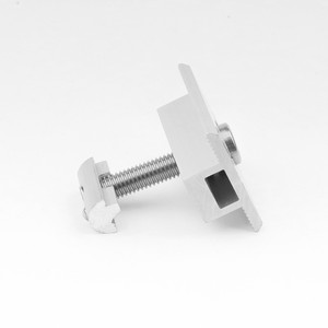 Abrazadera de Montaje Solar para Riel, Tratamiento de Granallado, para Sistemas Fotovoltaicos - Product Image 4