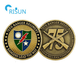 Pièces commémoratives personnalisées du 75e Régiment de Ranger des États-Unis, médaille et pièce de défi sur mesure du 75e Régiment de Ranger - Product Image 2