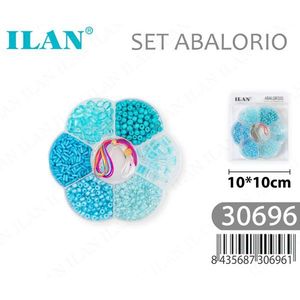 Set di Perline ILAN 10x10cm Colori Assortiti per Creazione di Gioielli - Product Image 1