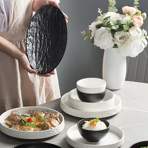 Ceramic Eco-Friendly Modern Luxury Bone China <b>Dinnerware</b> <b>Sets</b> for Home & Restaurant Use Seasoning Bowls Sushi & Vinegar Bowls - Product Image 5