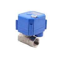 CWX-25S mini électrique actionneur moteur valve 5V 12V 24V 110V 220V 2 façon 3 voies motorisée ball valve actionneur avec vanne