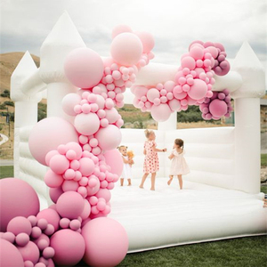 Inflable boda gorila macaron color <span class=keywords><strong>Luna</strong></span> inflable pastel blanco deshierbe rebote Castillo salto Castillo para niños y adultos - Product Image 2