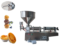 Machine de remplissage semi-automatique à piston de qualité industrielle KT-500 385W pour ligne de transformation alimentaire
