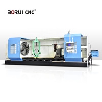 Tour CNC CK61160 pour le traitement de grandes pièces, machine-outil spéciale à axe long robuste, tourelle à 4 stations à haute efficacité