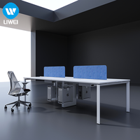 Bureau de direction et de personnel moderne en bois de luxe avec table d'ordinateur réglable et chaise pour poste de travail, réception, écologique
