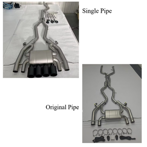 SYPES pour BMW <span class=keywords><strong>M2</strong></span> M3 M4 M5 G80 G82 G83 G87 3.0T 2019+ Système d'échappement avec silencieux à valve Valvetronic en acier inoxydable - Product Image 1
