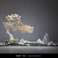 Petits arbres artificiels en cèdre et en pin, plante artificielle en pin, décoration intérieure et extérieure