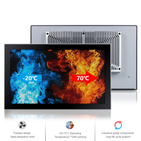 Ordinateur industriel étanche avec processeur Intel Core I3 I5 I7 de 12e génération, étui de protection, large plage d'entrée d'alimentation, PC industriel à panneau