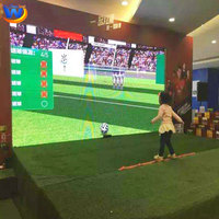 Simulateur de football américain pour enfants simulateur de jeux de sport interactifs de football intérieur