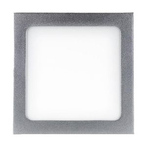 Downlight LED 24W 2100lm Cuadrado 6000K Cromo Mate, Ideal para Iluminación General en Hogares y Oficinas. - Product Image 1