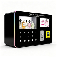 Distributeur automatique de parfums intelligent, avec écran tactile et paiement sans espèces par QR Code, destiné aux centres commerciaux, hôtels et bars
