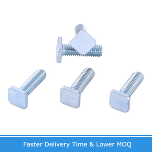 M4 M5 M6 M8 đầu vuông trượt máy vít hình chữ T đầu mỏng bu lông thép carbon mạ kẽm Vít ren đinh tán móng tay - Product Image 3