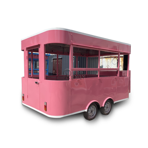 2024 gerobak makanan seluler es krim diakui Ce Trailer makanan seluler dilengkapi penuh Trailer Makanan Cepat seluler - Product Image 3