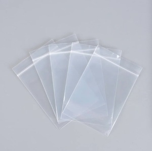 Tùy Chỉnh In Biểu Tượng Quần Áo Rõ Ràng Đóng Lại Lại Lại Zip Nhựa Poly Túi Với Nắp Kéo Khóa Con Dấu Dây Kéo - Product Image 1