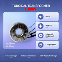Alimentation électrique pour caméra de sécurité CCTV, transformateur toroïdal 20VA, double 12V 24V 220V 110V 50Hz, enroulement en cuivre, OEM personnalisé, CE RoHS, faible MOQ