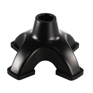 Canne télescopique réglable en alliage d'aluminium avec patins antidérapants à quatre pieds pour la stabilité et la prévention des chutes, bâton de randonnée - Product Image 5