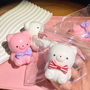 Onr Little Bear Squeeze Toy Cute Anti-<b>Stress</b> Relief TPR Material Soft Sensory Squeeze <b>Ball</b> <b>Stress</b> Management Tool - Product Image 2