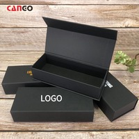 Étui à lunettes CANGO personnalisé avec logo, motif ciel et terre noir et blanc, plusieurs styles, étui en cuir pour lunettes, étui à lunettes avec logo personnalisé