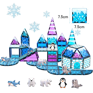 Nouveau Set de Jouets Éducatifs Magnétiques 3D STEM Tendance 2026 – Blocs de Construction Magnétiques <span class=keywords><strong>Fort</strong></span> Océanique Géant 7,5 cm pour Enfants - Product Image 1