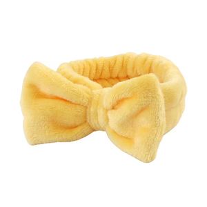 Bandeau en polaire corail doux pour femme, large, absorbant, pour le lavage du visage, les soins de la peau et le maquillage - Product Image 3