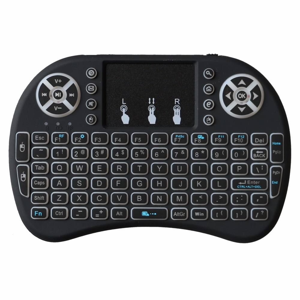 For Computer Laptop Tv Box I8 Mini Wireless Game Keyboard Touchpad Mouse 