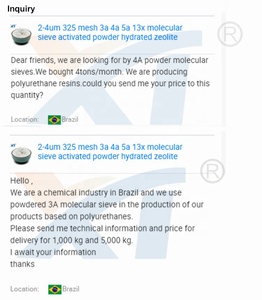 2-4 Um 3a 4a <span class=keywords><strong>5a</strong></span> 13x Zeolite Bột Sàng Phân Tử Kích Hoạt Để Loại Bỏ Các Dấu Vết Nước Trong Sản Xuất Polyurethane - Product Image 6