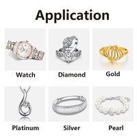 Solution de nettoyage pour bijoux Diamant Or Argent 100ml Certifié ISO 9001 Nettoyant moussant naturel pH neutre non toxique Sans rinçage Durée 3 ans