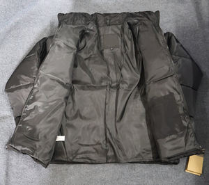 Дешевая уличная одежда зимняя модная куртка-пуховик на заказ Мужская зимняя пуховая дизайнерская 1996 хлопковая куртка для мужчин - Product Image 4