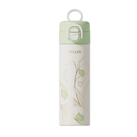 Bouteille d'eau pour enfants sans BPA 420 ml, gourde isotherme en acier inoxydable SUS316, 100 % étanche, tasse isolée pour filles et étudiants