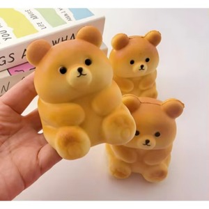 PU Japanese-Style Bear Bread: the Same <b>Model</b> As the Viral Stress-Relief Squeeze Toy - Product Image 1