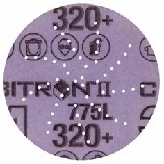 3M™ Cubitron™ II Hookit™ 775L 320+ 75 mm Multi-Hole Film Backed <b>Sanding</b> <b>Disc</b> 3M Product - Product Image 1