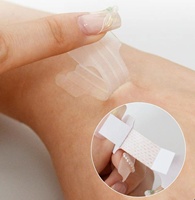 Bandelettes nasales respirantes transparentes BDE HEAL DG-520143 Extra Strength en PE 6x2.3cm, sans médicament, unisexe, solution contre le ronflement, soulagement de la congestion