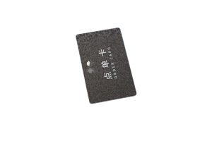 Tarjeta de Visita Digital RFID de Metal Personalizada al por Mayor, Tarjeta Negra Mate para Compartir en Redes Sociales - Product Image 3