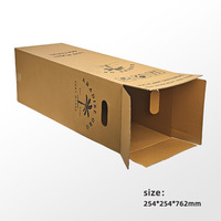 Boîtes d'expédition en carton ondulé kraft écologiques et personnalisées pour plantes vivantes, vente en gros, pour fleuristes