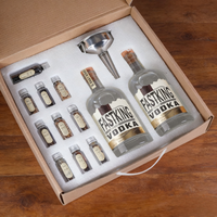Kit de fabrication de gin DIY Baraka Smooth 2 saveurs 500ml*2 certifié ISO aux épices naturelles d'agrumes et de genévrier pour la fabrication maison et les cadeaux