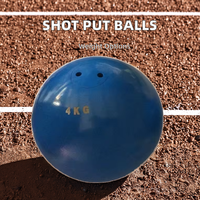 Équipement d'athlétisme coloré professionnel 6kg Steel Shot Put Ball