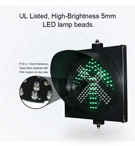 Đèn tín hiệu giao thông Led mũi tên xanh chữ thập đỏ 300mm - Product Image 3