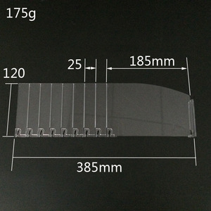 ตัวกั้นชั้นวางของพลาสติกแบบแตกหักได้ของซูเปอร์มาร์เก็ตฮุคกี้ - Product Image 3