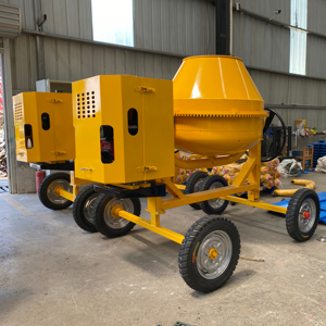 Tốt bán xách tay TRỘN BÊ TÔNG máy mini nhỏ DIESEL Xăng di động TRỘN BÊ TÔNG máy - Product Image 3