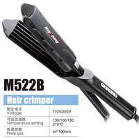 M522A Fer à lisser magique en titane coréen super fin LED brésilien pour cheveux gras