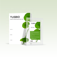 Masque facial en feuille OEM à l'extrait de Centella Asiatica Halal et végétalien, lissant les rides, bio-fermenté, hydratant pour les soins de la peau