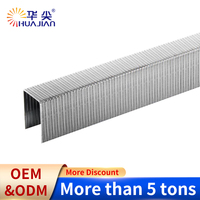 Agrafes de canapé à tête plate 20Ga de qualité industrielle, finition zinc, 10J, pour la construction de meubles, tige lisse en acier