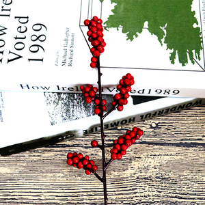 Prix usine artificielle <span class=keywords><strong>étamine</strong></span> fleur artificielle pe bleu berry - Product Image 2