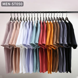 Vente chaude de haute qualité 180 Gsm T-Shirt impression coton personnalisé hommes t-shirt vierge pour hommes échantillon gratuit fabrication de vêtements - Product Image 1